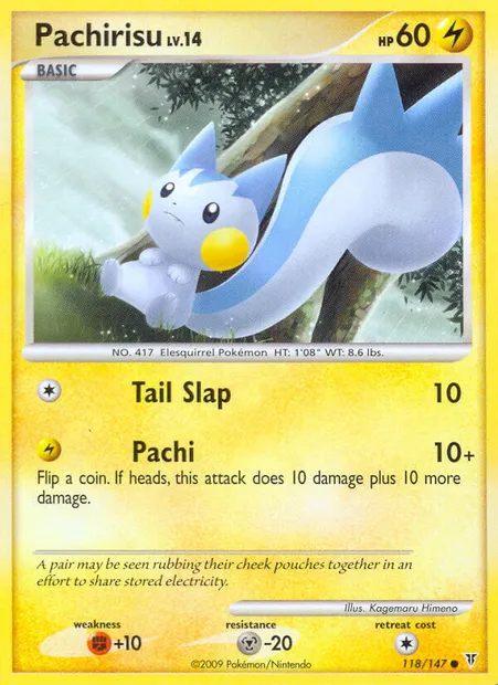 Pachirisu, Pokémon card SV 118 — Supreme Victors set