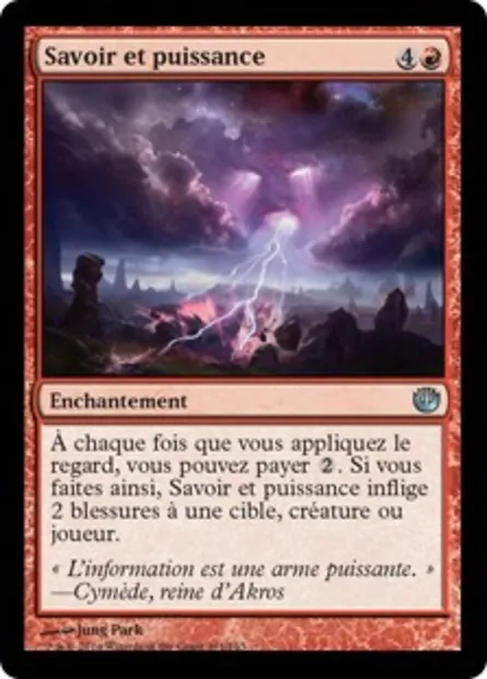 Savoir et puissance, carte Magic JOU 101 — extension Incursion dans Nyx