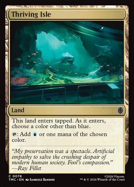 Thriving Isle, Magic card TMC 78 — Teenage Mutant Ninja Turtles Eternal set