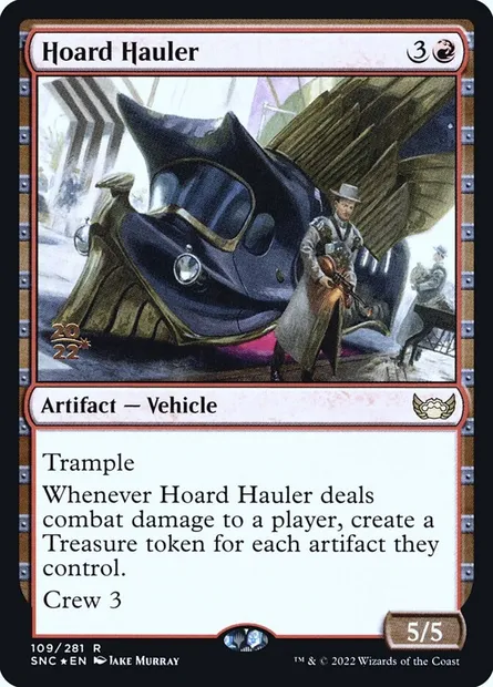 Hoard Hauler, Magic card PSNC 109s — Streets of New Capenna Promos set