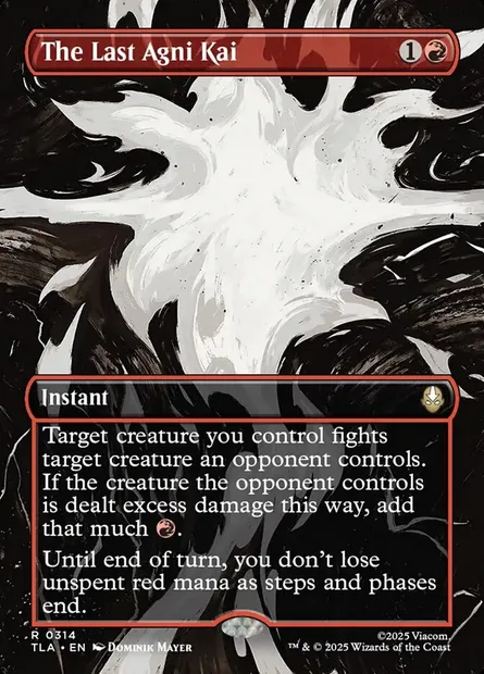 The Last Agni Kai, Magic card TLA 314 — Avatar: The Last Airbender set