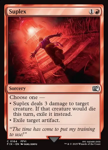 Suplex, Magic card FIN 164 — Final Fantasy set