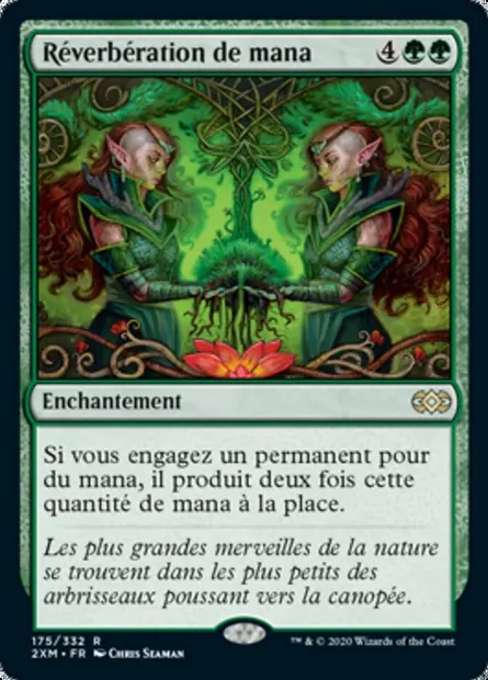 Réverbération de mana, carte Magic 2XM 175 — extension Double Masters