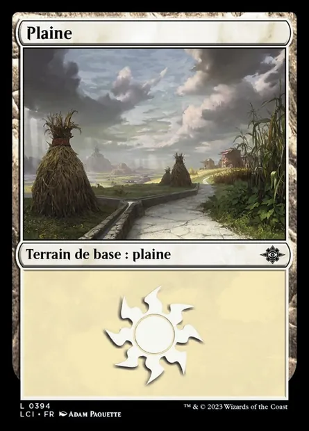 Plaine, carte Magic LCI 394 — extension The Lost Caverns of Ixalan