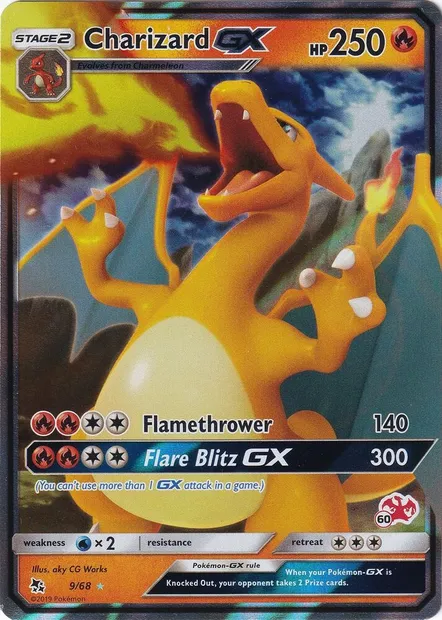 Charizard GX, Pokémon card BA20 009 — Battle Academy 2020 set