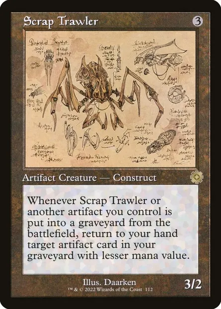 Scrap Trawler, Magic card BRR 112 — The Brothers' War Retro Artifacts set