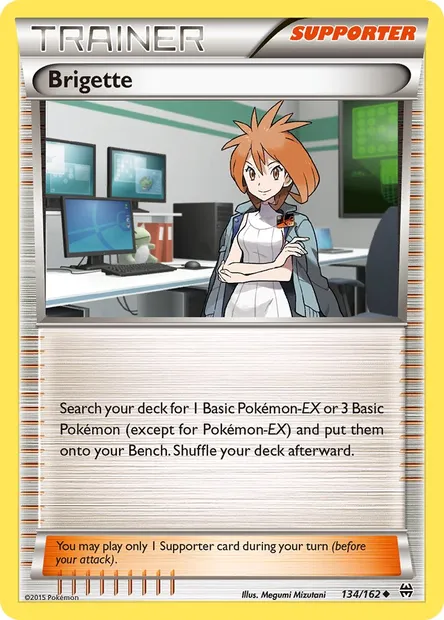 Brigette, Pokémon card BKT 134 — BREAKthrough set