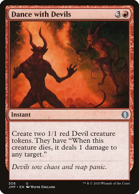 Dance with Devils, Magic card JMP 306 — Jumpstart set