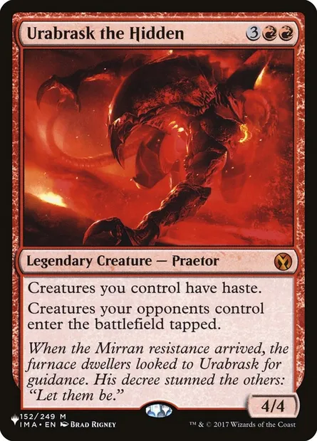 Urabrask the Hidden, Magic card PLST IMA-152 — The List set
