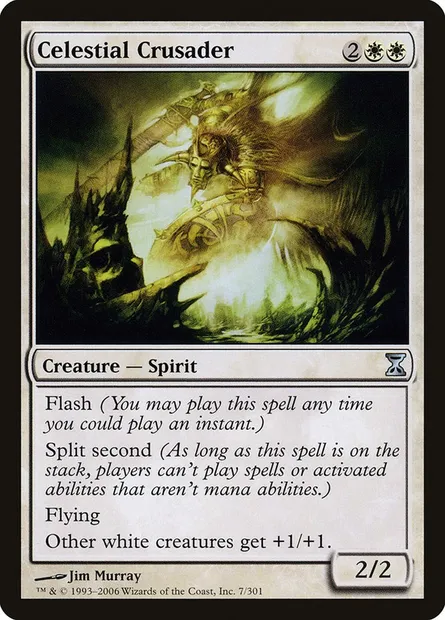 Celestial Crusader, Magic card TSP 7 — Time Spiral set
