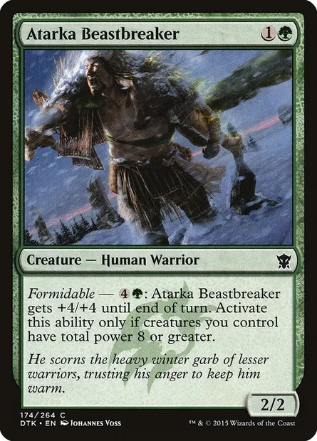 Atarka Beastbreaker, Magic card DTK 174 — Dragons of Tarkir set