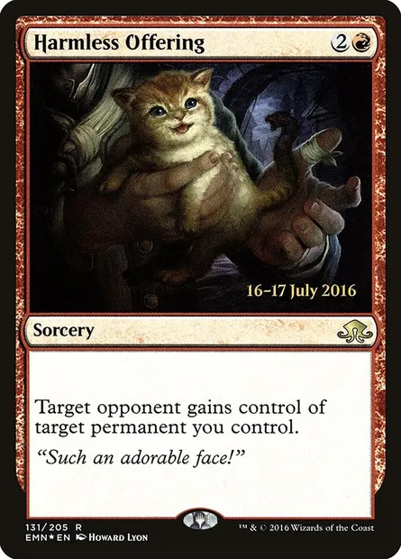 Offrande inoffensive, carte Magic PEMN 131s — extension Eldritch Moon Promos