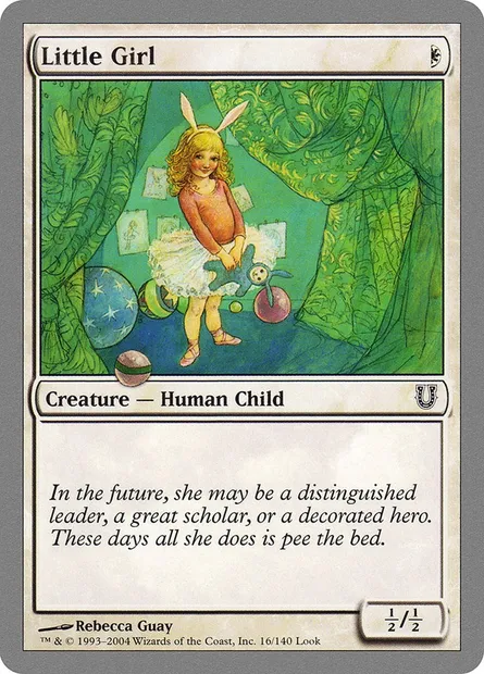 Little Girl, Magic card UNH 16 — Unhinged set