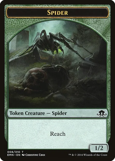 Spider, Magic card TEMN 8 — Eldritch Moon Tokens set