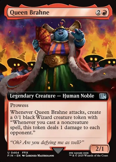 Queen Brahne, Magic card FIN 464 — Final Fantasy set