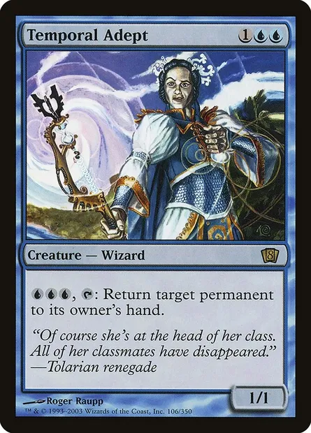 Temporal Adept, Magic card 8ED 106★ — Eighth Edition set
