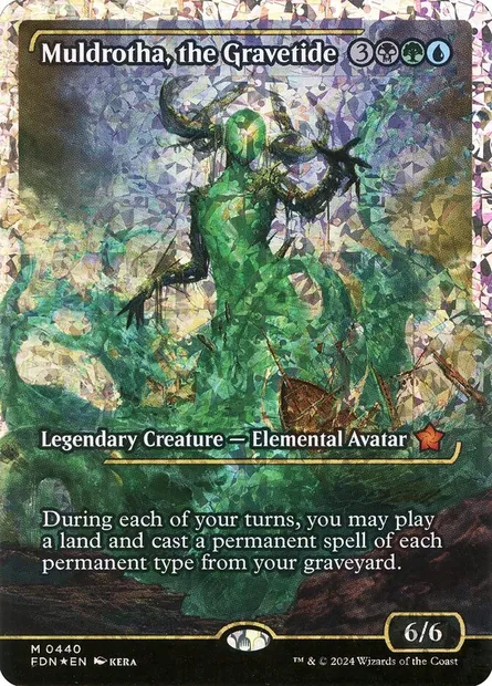 Muldrotha, la marée funéraire, carte Magic FDN 440 — extension Foundations