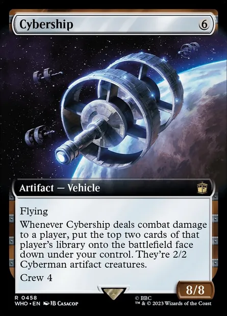 Cybership, Magic card WHO 458 — Doctor Who set