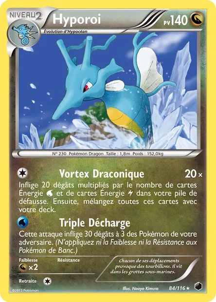 Hyporoi, carte Pokémon PLF 84 — extension Glaciation Plasma