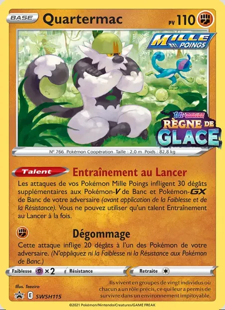 Quartermac, carte Pokémon SWSH 115 — extension Promo SWSH
