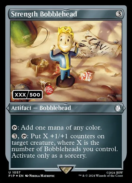Figurine Force, carte Magic PIP 1057 — extension Fallout