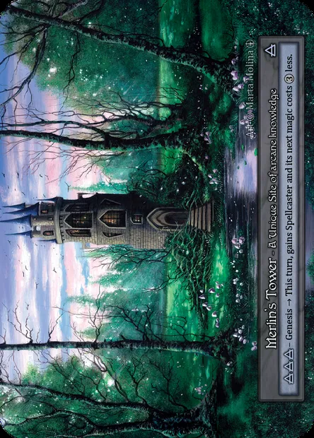 Merlin's Tower, carte Sorcery ATH 211 — extension Arthurian Legends