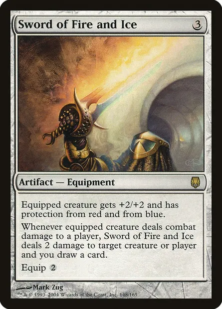 Sword of Fire and Ice, Magic card DST 148 — Darksteel set