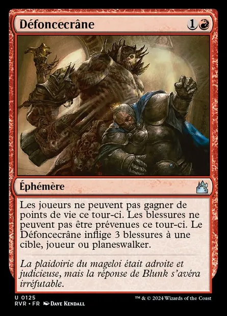 Défoncecrâne, carte Magic RVR 125 — extension Ravnica Remastered