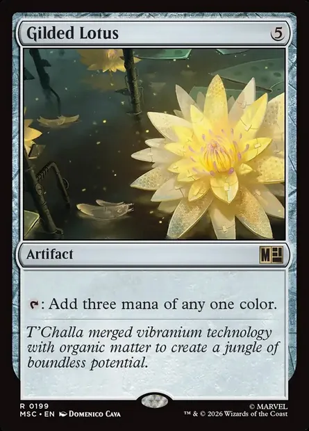 Gilded Lotus, Magic card MSC 199 — Marvel Super Heroes Commander set