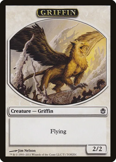 Griffin, Magic card TDDH 1 — Duel Decks: Ajani vs. Nicol Bolas Tokens set