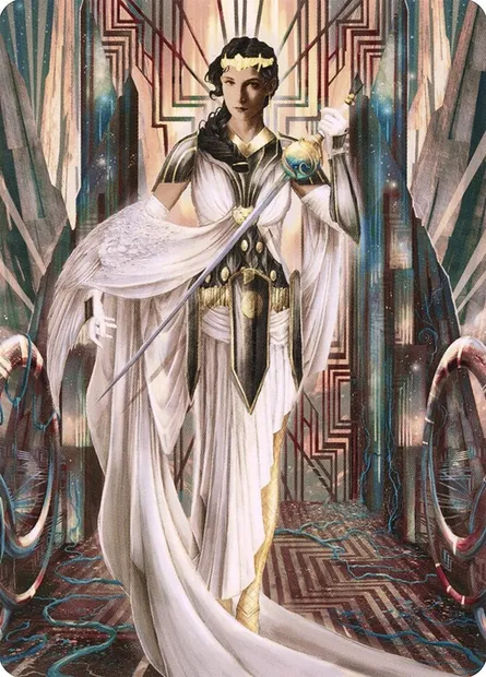 Elspeth Resplendent // Elspeth Resplendent, Magic card ASNC 64 — New Capenna Art Series set
