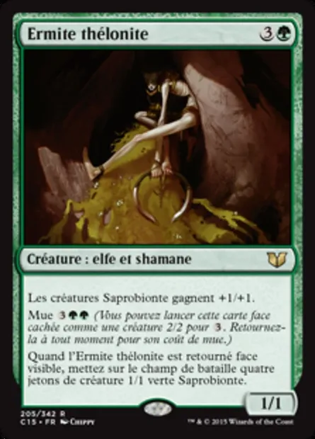 Ermite thélonite, carte Magic C15 205 — extension Commander 2015