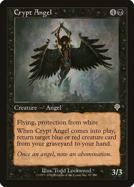 Ange de la crypte, carte Magic INV 97 — extension Invasion