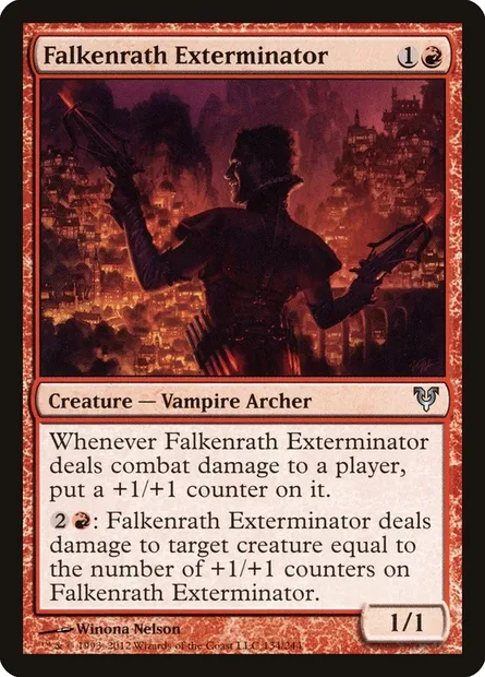 Falkenrath Exterminator, Magic card AVR 134 — Avacyn Restored set