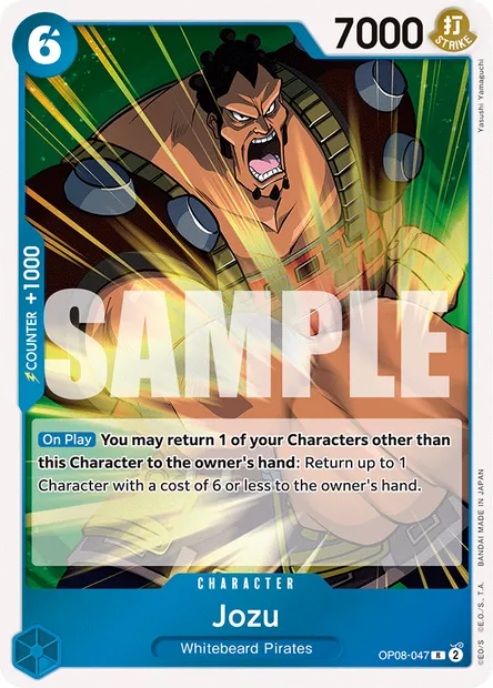 Jozu, One Piece card OP08-047 — TWO LEGENDS set
