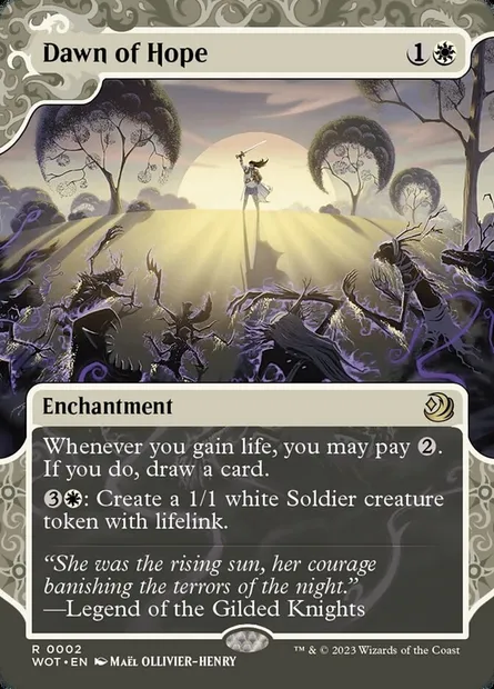 Dawn of Hope, Magic card WOT 2 — Wilds of Eldraine: Enchanting Tales set