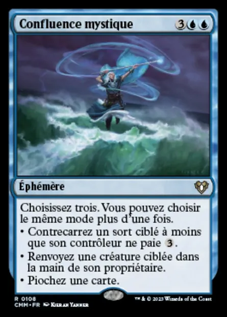 Confluence mystique, carte Magic CMM 108 — extension Commander Masters