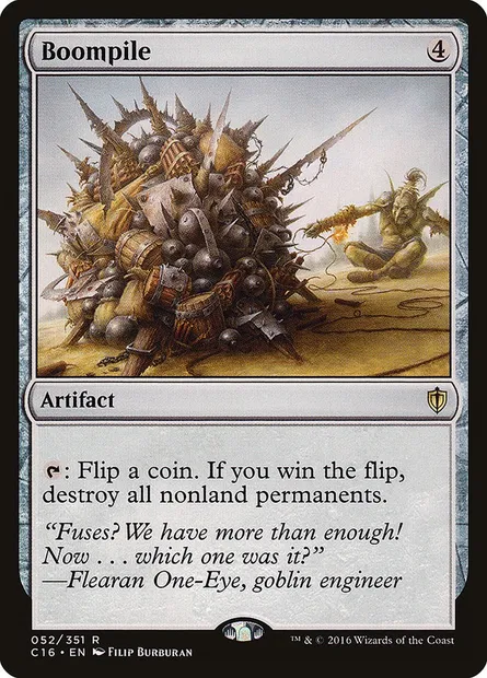 Boompile, Magic card C16 52 — Commander 2016 set
