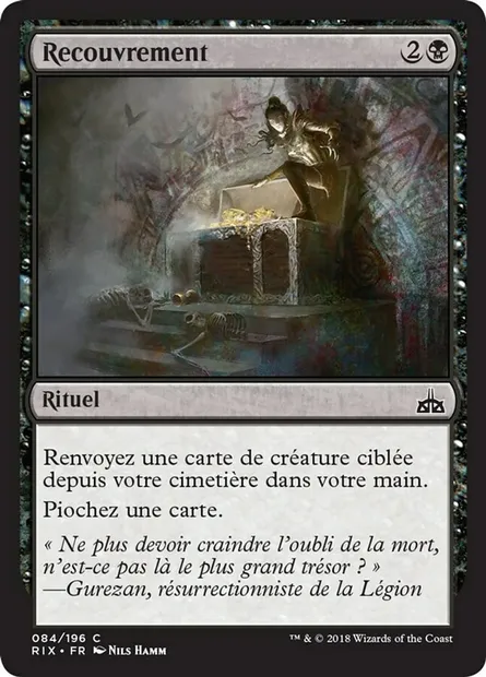 Recouvrement, carte Magic RIX 84 — extension Les combattants d'Ixalan