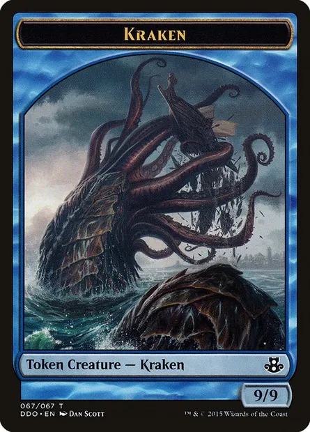 Kraken, Magic card DDO 67 — Duel Decks: Elspeth vs. Kiora set