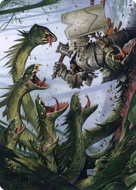 Lair of the Hydra // Lair of the Hydra, carte Magic AAFR 67 — extension Adventures in the Forgotten Realms Art Series