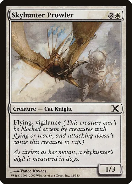 Skyhunter Prowler, Magic card 10E 42 — Tenth Edition set