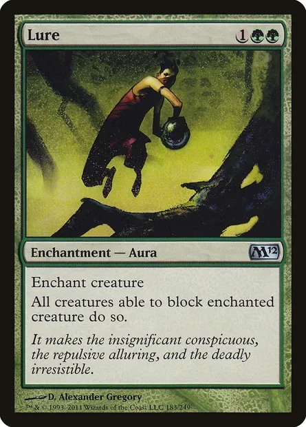 Lure, Magic card M12 183 — Magic 2012 set