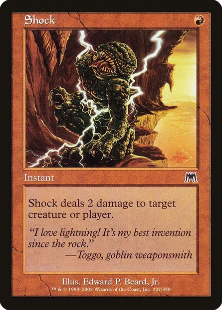 Shock, Magic card ONS 227 — Onslaught set