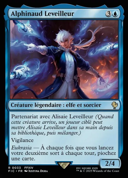Alphinaud Leveilleur, carte Magic FIC 33 — extension Final Fantasy Commander