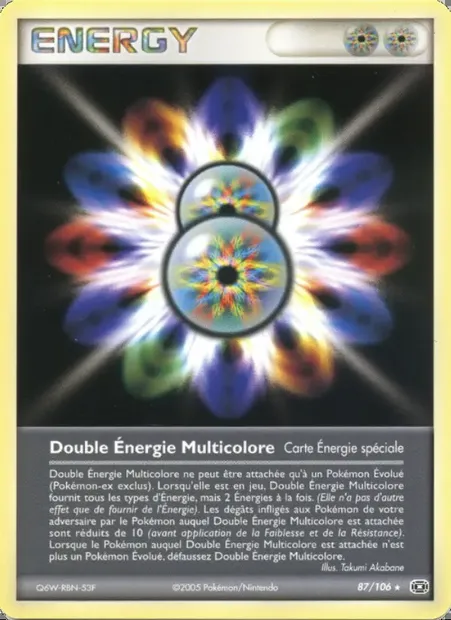 Double Énergie Multicolore, carte Pokémon EM 87 — extension EX Émeraude
