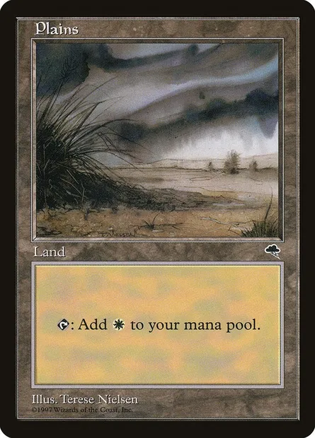Plains, Magic card TMP 333 — Tempest set