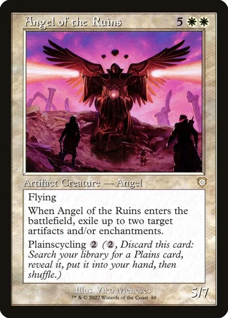 Angel of the Ruins, Magic card BRC 68 — The Brothers' War Commander set
