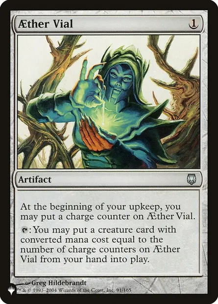 Fiole d'Éther, carte Magic PLST DST-91 — extension The List