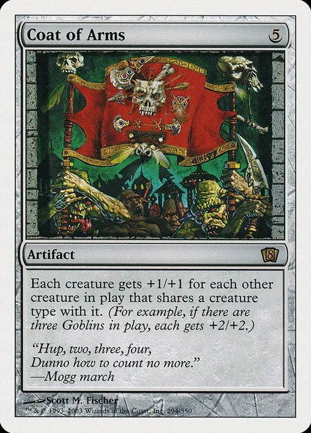 Blason, carte Magic 8ED 294 — extension Huitième Edition